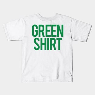 GREEN Shirt Kids T-Shirt